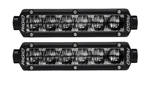 SR-Series SAE / DOT Approved LED Driving Light Kit (6" Pair) by Rigid Industries
