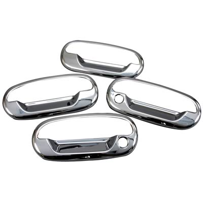 Putco Chrome Door Handle Covers (Outer Ring Only) 1998-2002 Ford Expedition (w/ Pass. Key Hole)