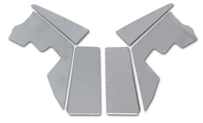 1997-2006 Jeep Wrangler TJ DeFender XC Aluminum Inner Fender Kit by Poison Spyder Customs