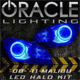 2008-2012 Chevy Malibu LED Halo Kit for Headlights by Oracle