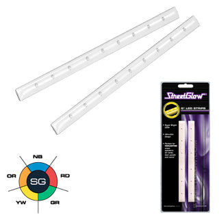 Streetglow 6" LED Strips (Blue Pair) 