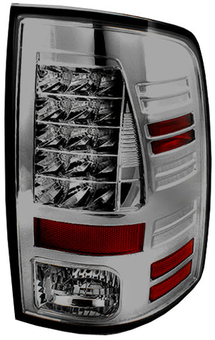 2009-2012 Dodge Ram 1500 IPCW Black LED Tail Lights