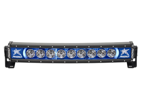 Rigid Industries 20" Radiance+ CURVED LED Light Bar w/ Blue Backlight