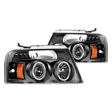 IPCW Black Halo Projector Headlights 2004-2008 Ford F-150