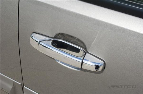 Putco Chrome Door Handle Covers 2007-2013 Chevy Silverado / GMC Sierra 2 Door (w/out Pass. Keyhole)