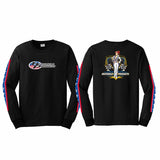 Long Sleeve Daredevil Racing Inspired T-shirt w/  Patriotic Heatshield Logo (Mens Extra Large)