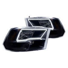 2009-2016 Dodge Ram (Quad Sport Models Only) Oracle Halo Headlights (Complete Assemblies) BLACK