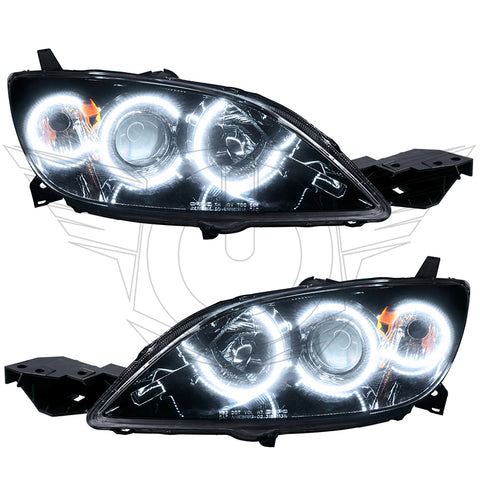 2004-2009 Mazda 3 Oracle Halo Headlights (Complete Assemblies)