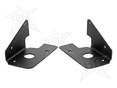 2011-2014 Chevy Silverado 2500 3500 LED Fog Light Mounting Brackets by Rigid Industries