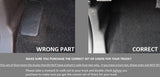 Husky WeatherBeater FRONT + BACK SEAT Floor Liners 2011-2012 Ford F250/F350/F450 SuperDuty Crew Cab (No Man Trans Case) (Models w/out foot rest)