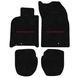 1995-1998 Porsche 911 Carrera 4S (993) "Porsche Logo" Ultimat Front and Back Seat Floor Mats (Black) by Lloyd Mats