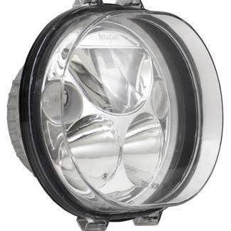 5.75" Oval Chrome Vortex LED Headlights w/ Halo (Single) by Vision X