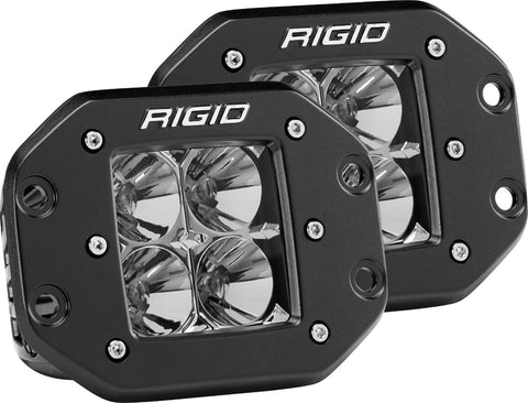 Rigid Industries D-Series PRO Flush Mount LED Flood Light (Pair)