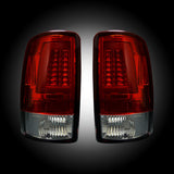 2000-2006 Chevy Tahoe Yukon Suburban Denali Red Recon LED Tail Lights