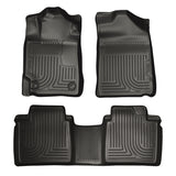 2007-2011 Toyota Camry (No Solara) Husky WeatherBeater FRONT + BACK SEAT Floor Liners