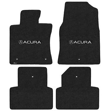 2009-2013 Acura TL "Acura Logo" Ultimat Front and Back Seat Floor Mats (Ebony) by Lloyd Mats