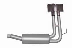 2004 Ford F-150 4.6 + 5.4 Super Crew + Super Cab Gibson Super Truck Cat-Back Exhaust (Aluminized)