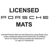 2002-2005 Porsche 911 Targa (996 w/ Bose Sound) "Porsche Logo" Ultimat Front and Back Seat Floor Mats (Black) by Lloyd Mats