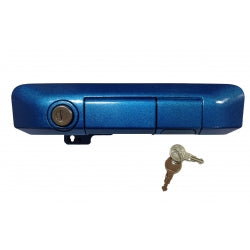 2005-2015 Toyota Tacoma Locking Tailgate Handle Speedway Blue by Pop & Lock