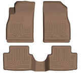 Husky WeatherBeater FRONT + BACK SEAT Floor Liners 2013-2015 Chevy Malibu