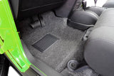 2007-2010 Jeep Wrangler JK 2 Door BedRug 3pc Front Floor Liner Kit