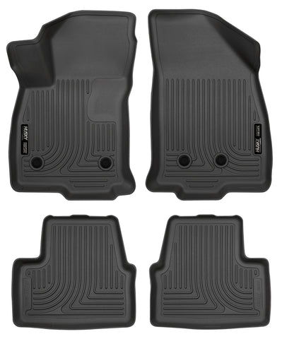 Husky WeatherBeater FRONT + BACK SEAT Floor Liners 2016 Chevy Volt