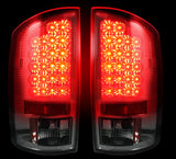 2002-2006 Dodge Ram 1500 AND 2003-2006 Dodge Ram 2500/3500 Smoked Recon LED Tail Lights