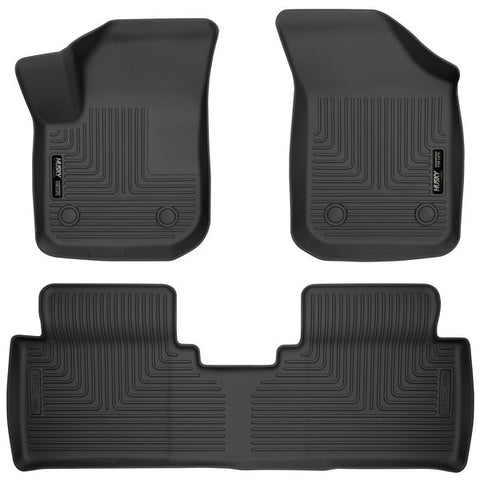 2017 Buick Envision Husky WeatherBeater FRONT + BACK SEAT Floor Liners