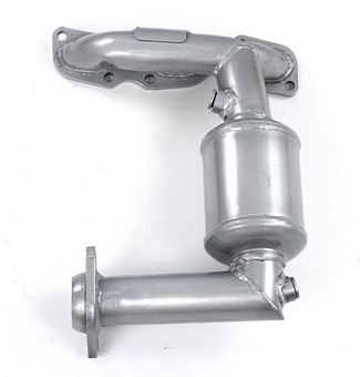 1999-2000 Mercury Cougar, 1996-2000 Ford Contour, Mystique 2.5 V6 Pacesetter Catted Exhaust Manifold (Front, Radiator Side)