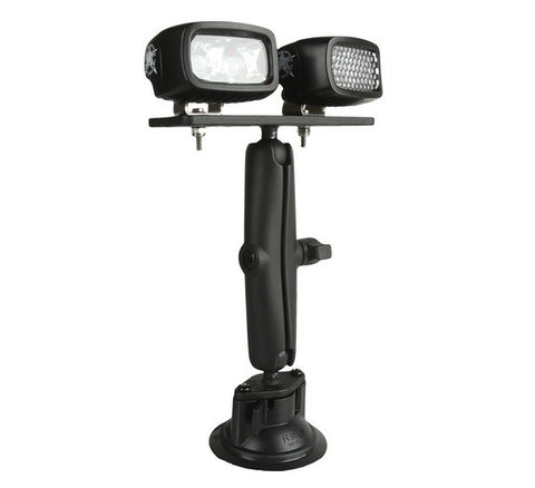 Rigid Industries Ram Suction Cup Mount 6" Arm 6X4 Plate By Rigid Industries