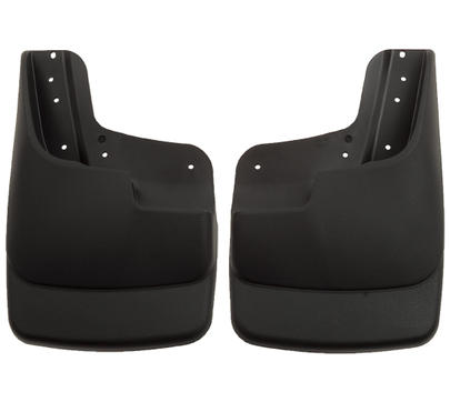 1999-2010 Ford F250 F350 F450 SuperDuty w/ OEM Wheel Flares FRONT Mud Guards by Husky Liners