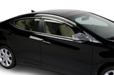 2011-2014 Hyundai Elantra 4 Door Sedan (Set of 4) Putco Element Tinted Window Visors