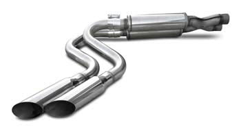1999-2004 Ford F-150 Lightning, Harley Davidson 5.4 Supercharged Dynatech Cat-Back Exhaust w/ X Pipe