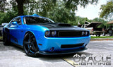 2008-2014 Dodge Challenger (Models w/ OEM Projector Headlights Only) Oracle Halo Headlights (Complete Assemblies) BLACK