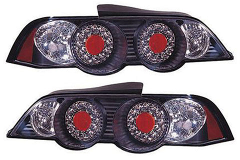 2002-2004 Acura RSX IPCW Black LED Tail Lights