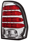 2002-2006 Chevy Trailblazer IPCW LED Tail Lights Clear