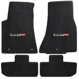 2011-2015 Dodge Challenger "SRT8 Logo" Ultimat Front and Back Seat Floor Mats (Ebony) by Lloyd Mats