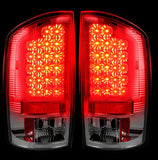 2002-2006 Dodge Ram 1500 + 2003-2006 Dodge Ram 2500/3500 Clear Recon LED Tail Lights
