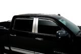 2014-2015 Chevy Silverado 1500 Crew Cab Only (Set of 4) Putco Element Tinted Window Visors