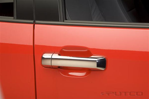 Putco Chrome Door Handle Covers 2007-2013 Toyota Tundra 2 Door w/o pass keyhole
