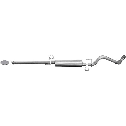 2005-2011 Toyota Tacoma 4.0 2WD Double Cab, Access Cab Short Bed Gibson Performance Cat-Back Exhaust (Aluminized)