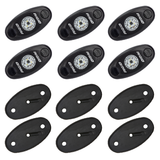 Rigid Industries PRO LED Boat Deck Light Kit (6 Pc) Amber