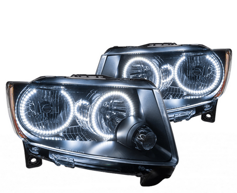 2011-2013 Jeep Grand Cherokee (Does not fit HID Models) Oracle Halo Headlights (Complete Assemblies)