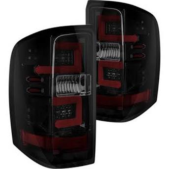 2015-2017 Chevy Silverado (+2014 1500 Series) Smoked Recon LED Tail Lights