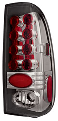 1997-2003 Ford F-150 + 1999-2007 Ford F-250 Super Duty IPCW LED Tail Lights Smoke