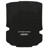 2016-2017 Chevy Camaro Coupe "Camaro Logo + Silver SS Logo" Velourtex TRUNK Mat (Ebony) by Lloyd Mats