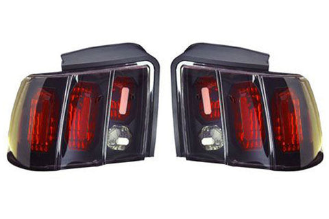 IPCW Tail Lights Black 1999-2004 Ford Mustang