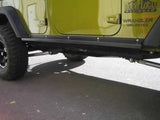1997-2006 Jeep Wrangler (LJ Models) Step-Sliders - Rock Sliders w/ Electric Step by Rock Slide Engineering