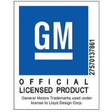 2017 Chevy Camaro "50th Anniversary Logo" Velourtex Front and Back Seat Floor Mats (Ebony) by Lloyd Mats