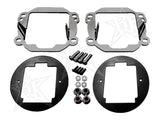 2007-2017 Jeep Wrangler LED Fog Light Mounting Brackets by Rigid Industries